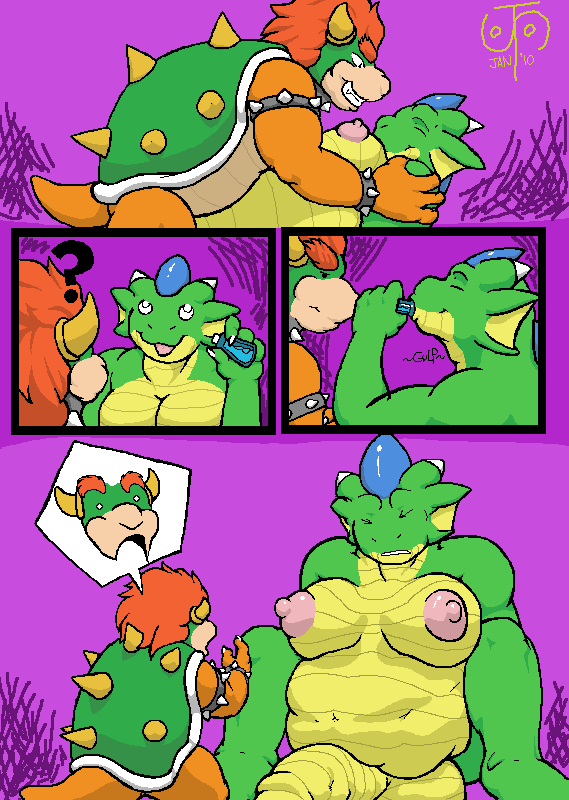 Bowser anal vore Chest sitting lesbian