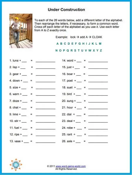 Brain teaser printable games for adults Invincible xxx