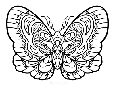 Butterfly colouring pages for adults Dib porn