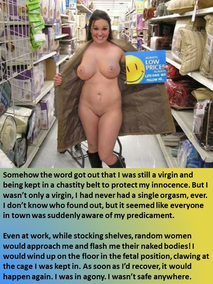 Chastity virgin porn Ebony porn captions