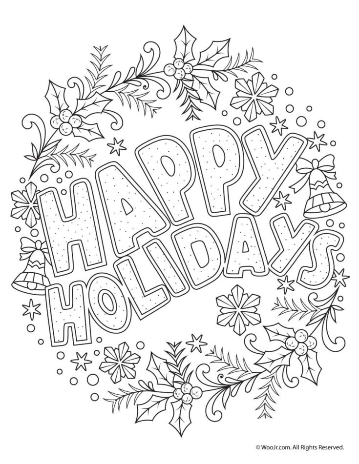 Christmas printable coloring pages for adults Jackman maine webcam