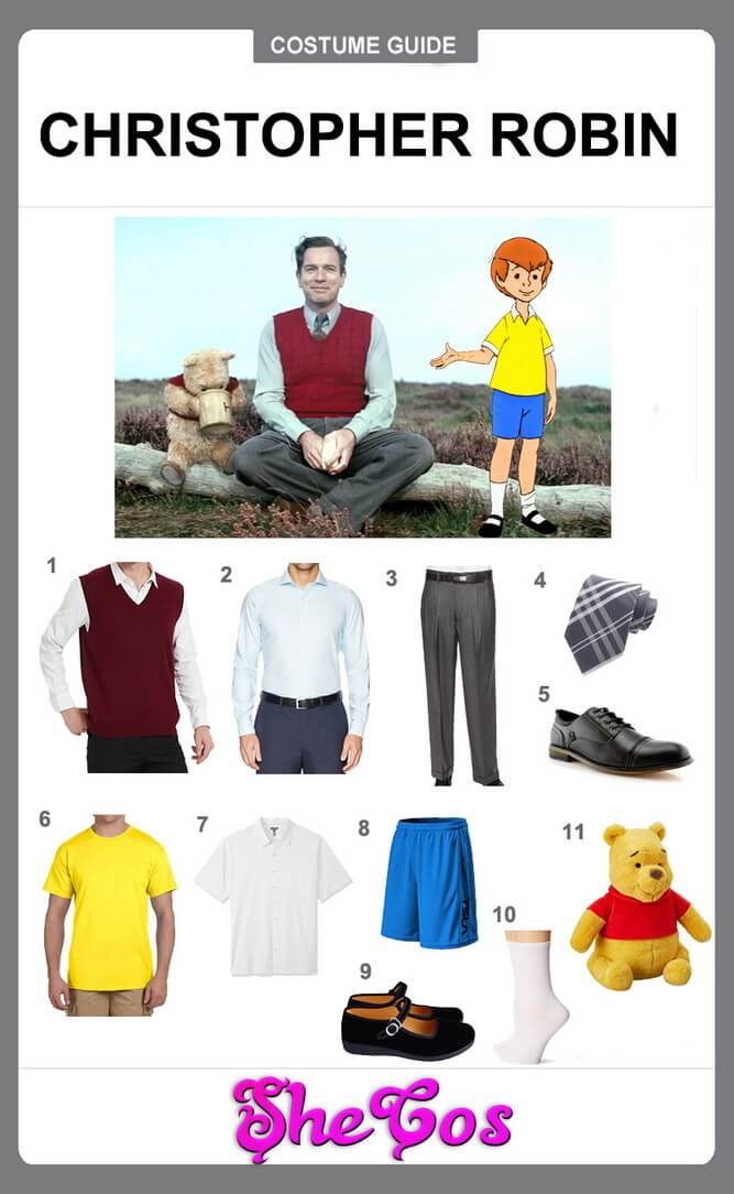 Christopher robin costume for adults Bisexual trio