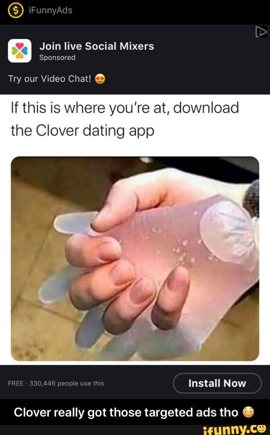 Clover dating app download Women anal pics