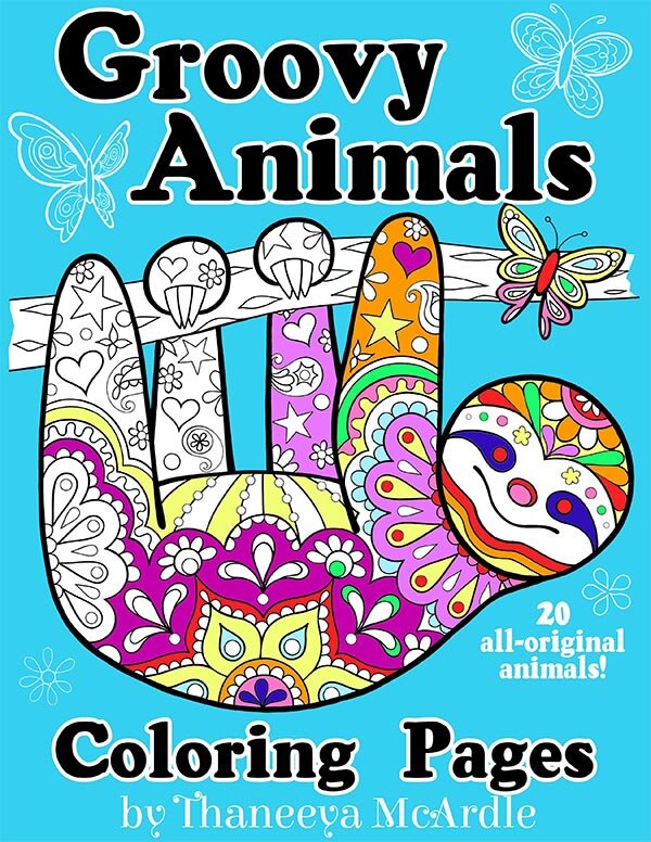 Coloring pages for adults printable animals Pocket pussy clear