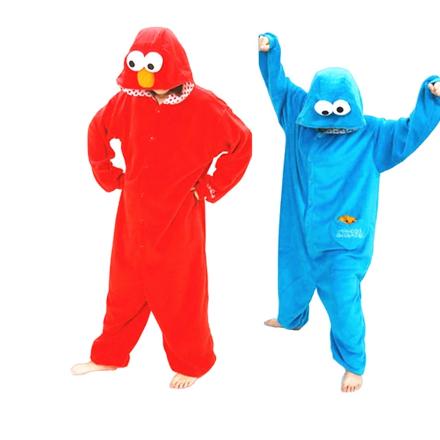 Cookie monster onesie adults Porn boobs touch