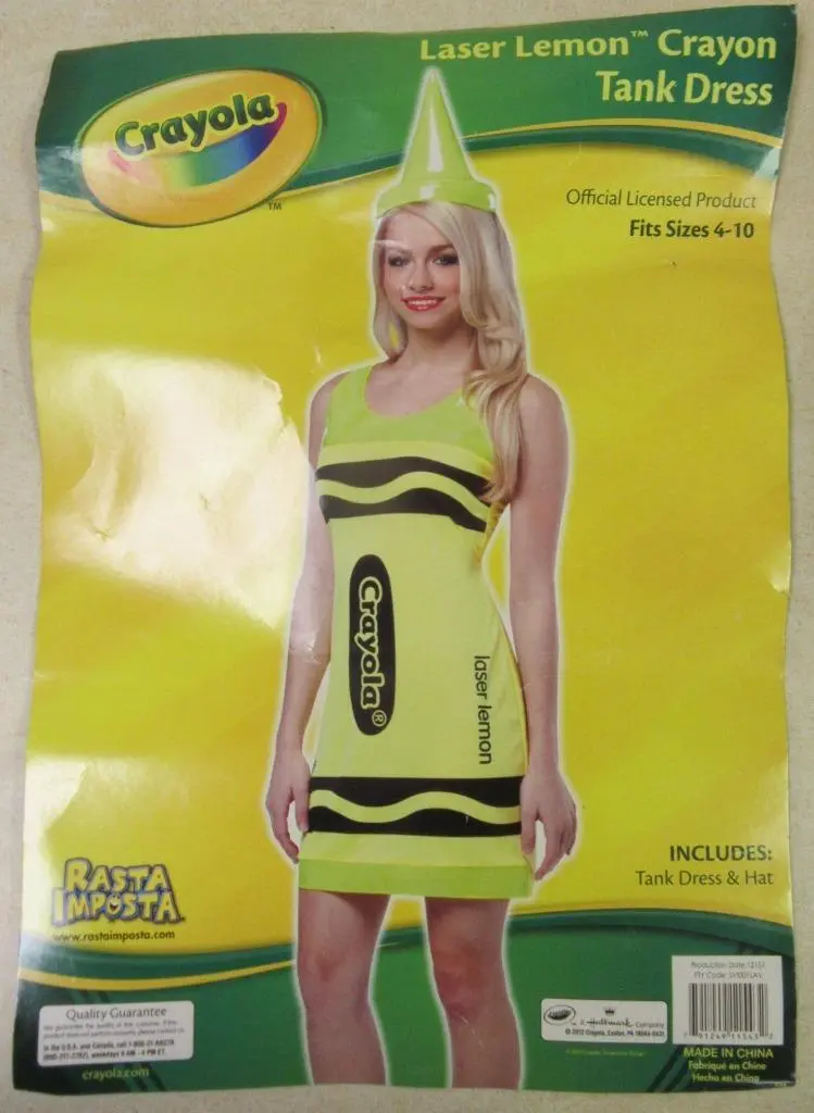 Crayon costume for adults Hot cougar lesbian porn
