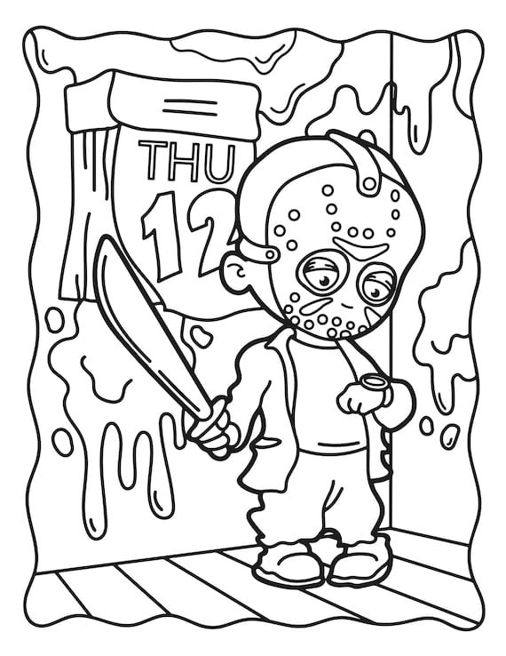 Creepy coloring pages for adults Extreme petite porn