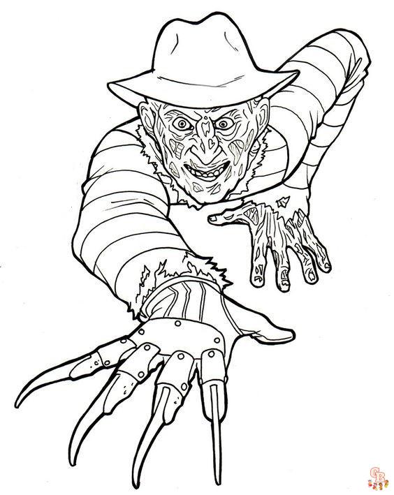 Creepy coloring pages for adults Adult ana costume