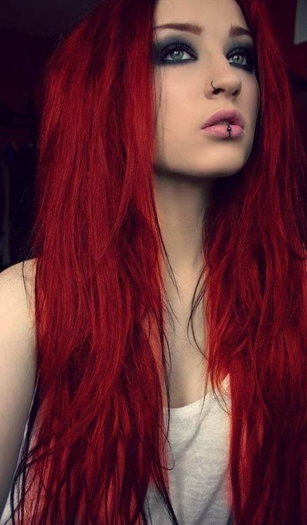 Dark red hair porn Harley dean gangbang