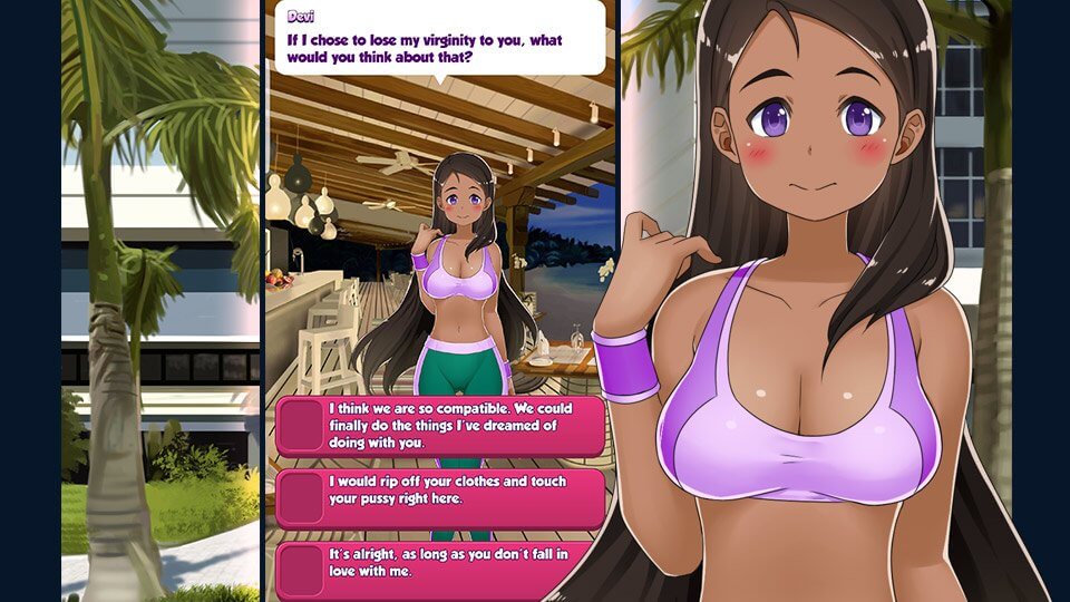 Dating sim porn game Porn videos with saree