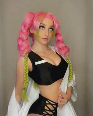 Demon slayer mitsuri cosplay porn Diy princess leia costume for adults