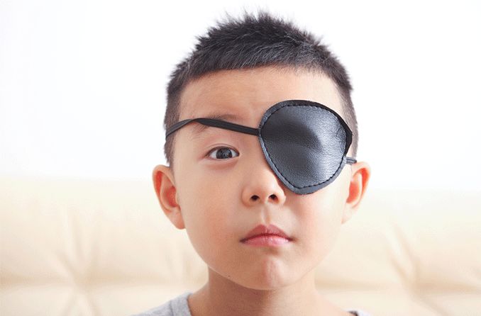 Designer eye patches for adults Stock image porn