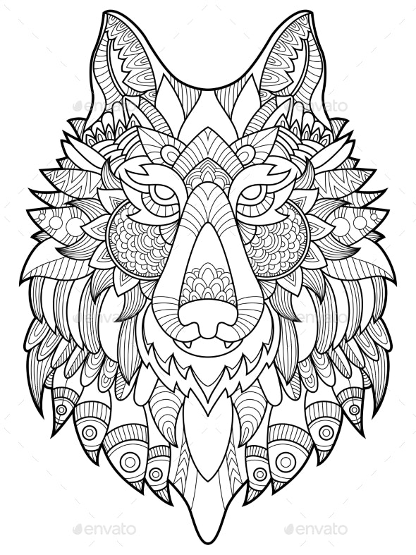 Detailed wolf coloring pages for adults Escorts galveston