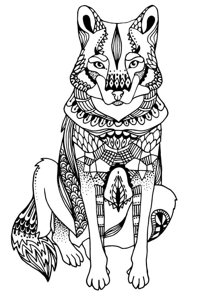 Detailed wolf coloring pages for adults Peliculas pornos hd gratis