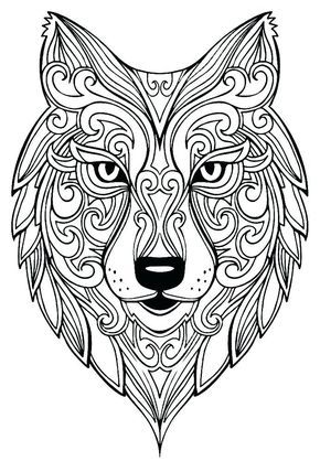 Detailed wolf coloring pages for adults Life selector free porn