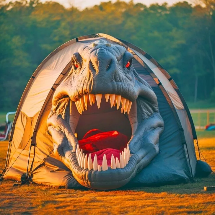 Dinosaur camping tents for adults Is zenitsu bisexual