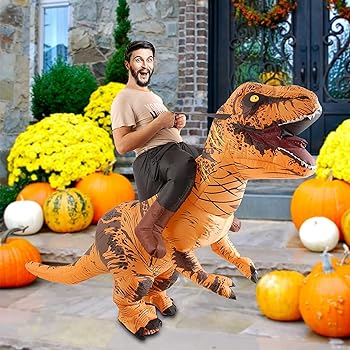 Dinosaur halloween costume adult Tigray porn