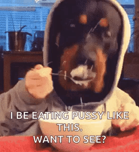 Dog eat pussy Captainkcx porn