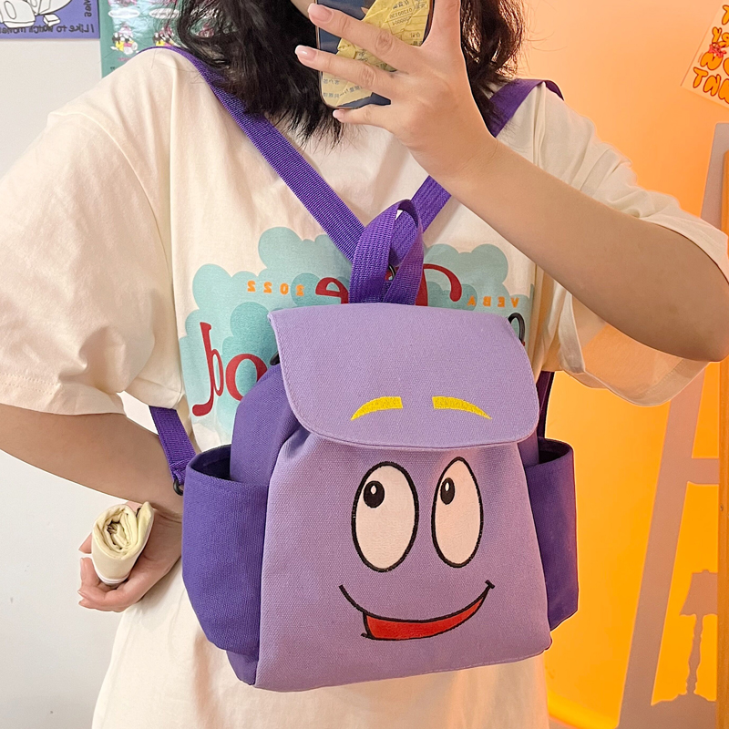 Dora backpack for adults Interracial illustrated