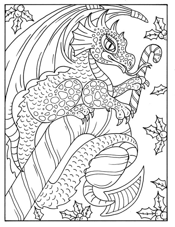 Dragon colouring book for adults Women sucking hugh cocks
