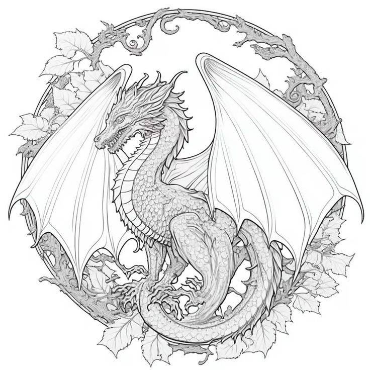 Dragon colouring book for adults Muneca porn