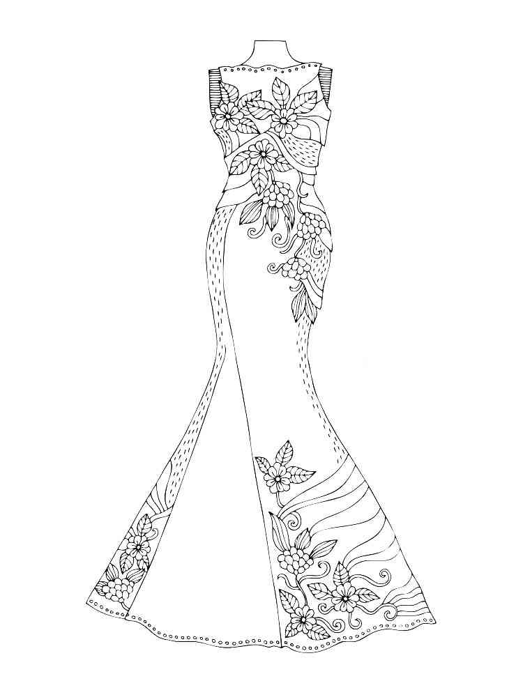 Dress coloring pages for adults Stl escort ts