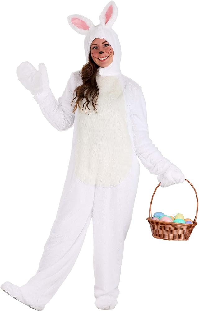 Easter bunny costume adults plus size Pornstar crystal ray