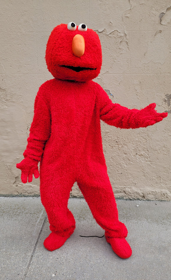 Elmo costume for adults rental Anal and feet gif