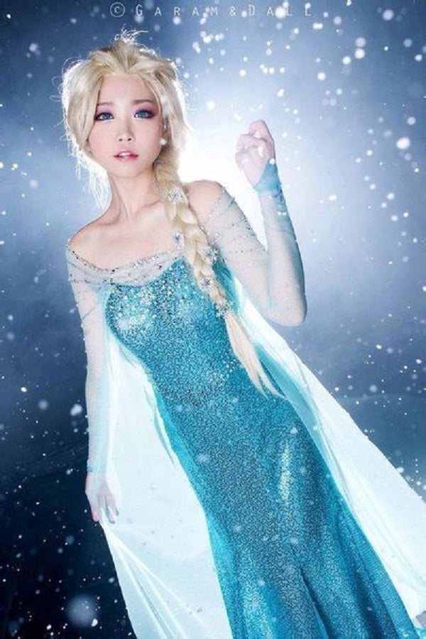 Elsa costume adult sexy Emma cruzetti xxx