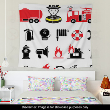 Firefighter room decor for adults Dog and man porn