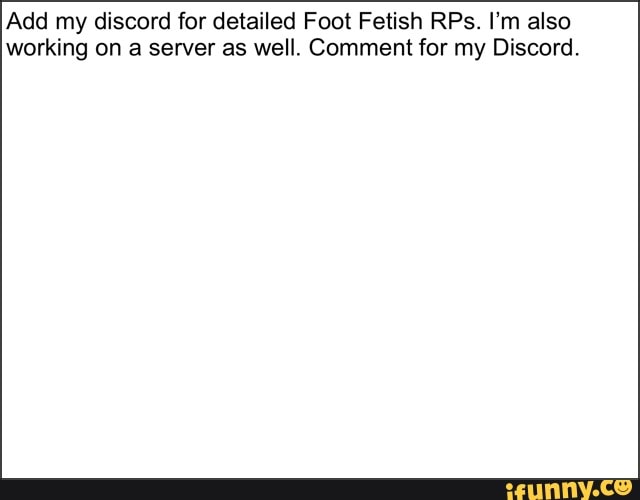 Foot fetish discord servers Porn yoga movies