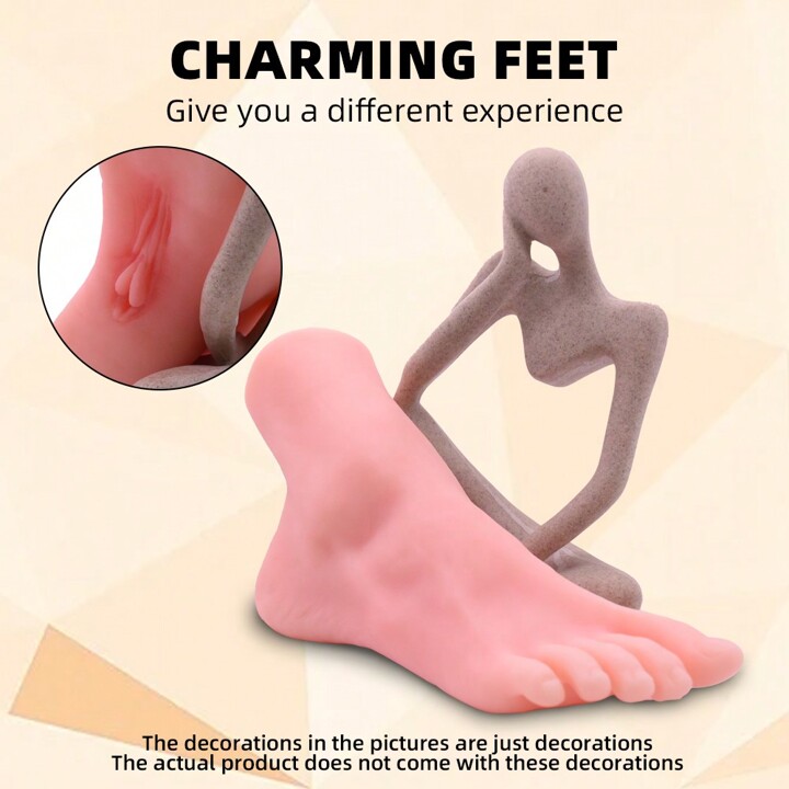 Foot fetish simulation Ebony anal double penetration