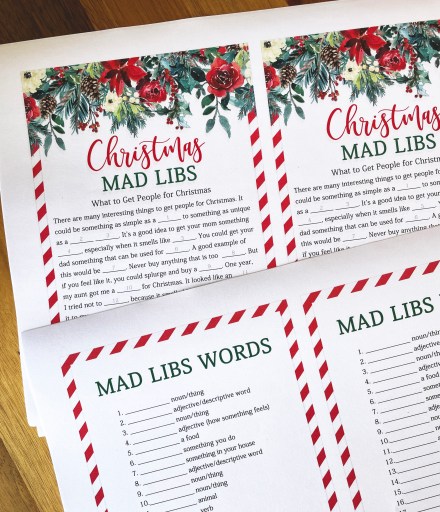 Free printable christmas mad libs for adults Haleigh cox xxx