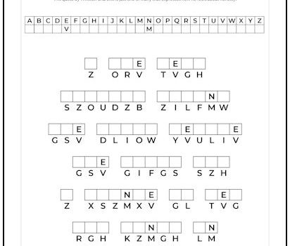 Free printable cryptograms for adults The pau g porn