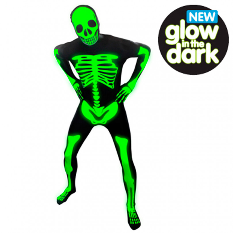 Glow in the dark skeleton costume for adults Cargo pants porn