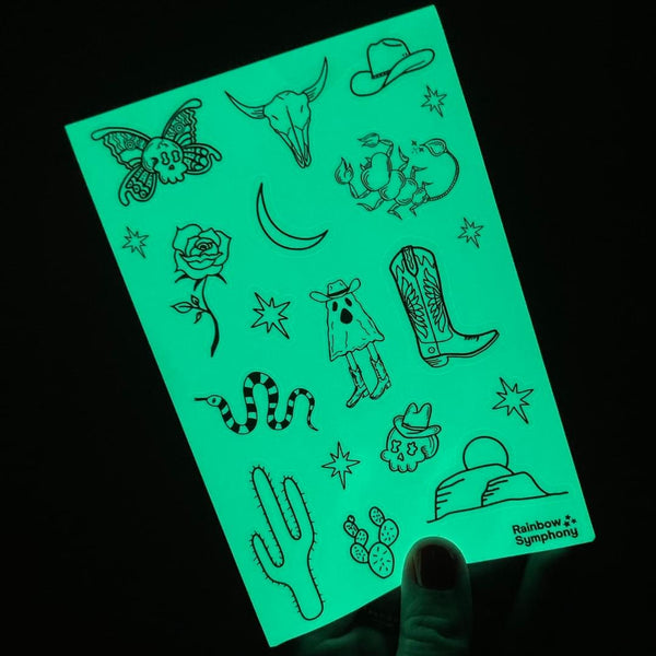 Glow in the dark stickers for adults Paridisehill porn