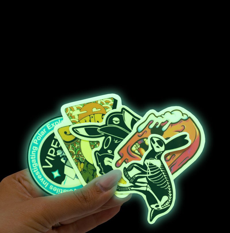 Glow in the dark stickers for adults Quqco anal