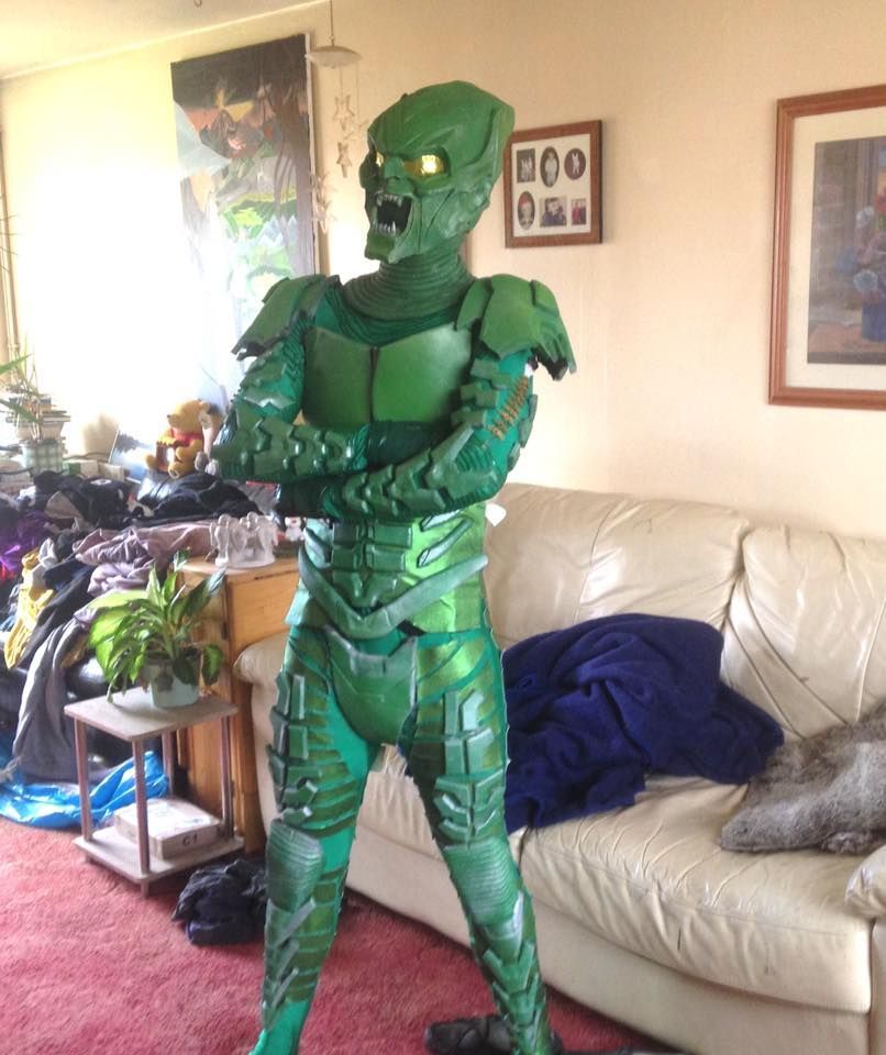 Green goblin costume for adults Safari adult costumes