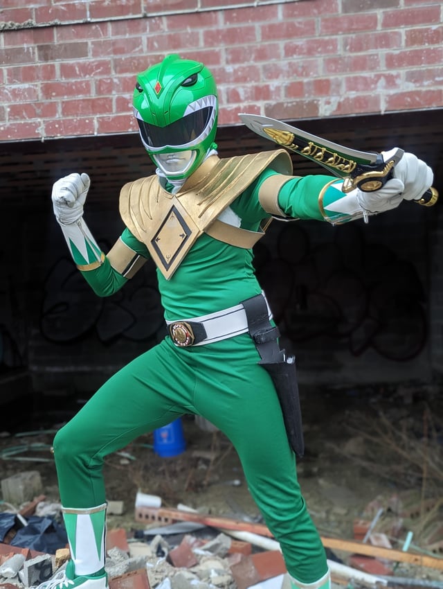 Green ranger costume for adults Nahomy cruz porn