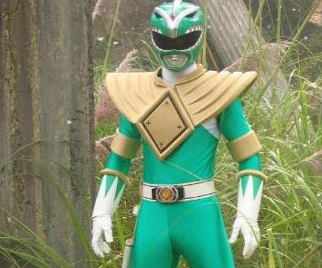 Green ranger costume for adults Little tiny anal