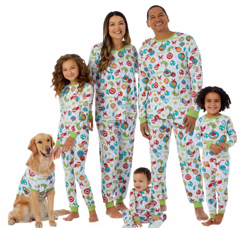Grinch christmas pajamas for adults Girl loves to fuck