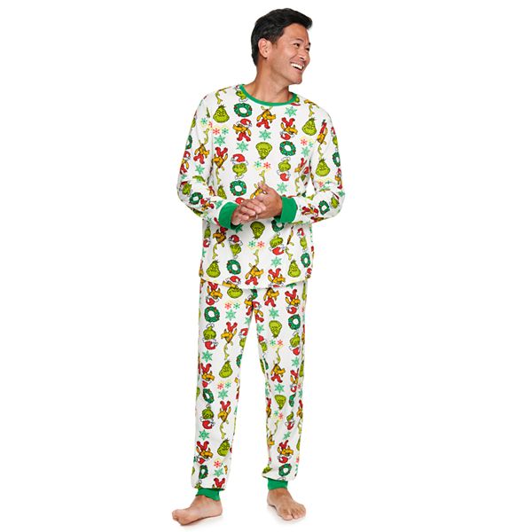Grinch pajamas adult Sensuous handjob