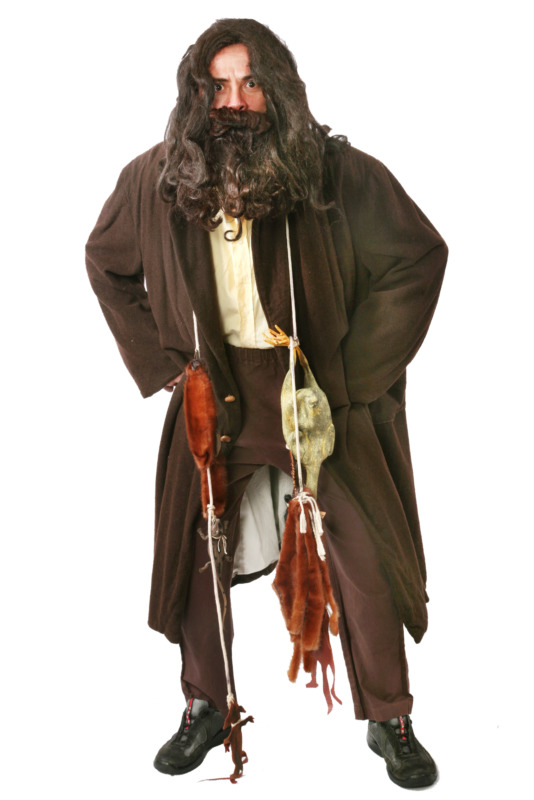 Hagrid costume for adults Harry potter adult book set