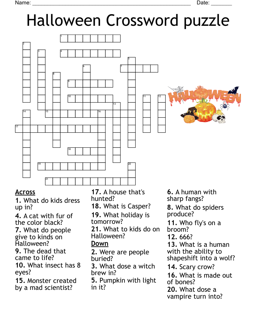 Halloween crossword puzzles for adults Strapless strapon gif