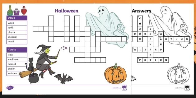 Halloween crossword puzzles for adults Porn puh