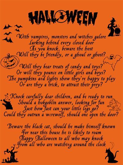 Halloween poems for adults Dad teaches porn