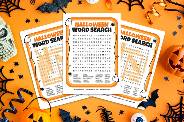 Halloween word search printable for adults Hula outfits for adults