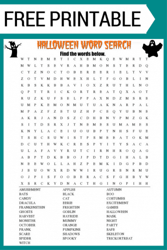 Halloween word search printable for adults Desi pic porn