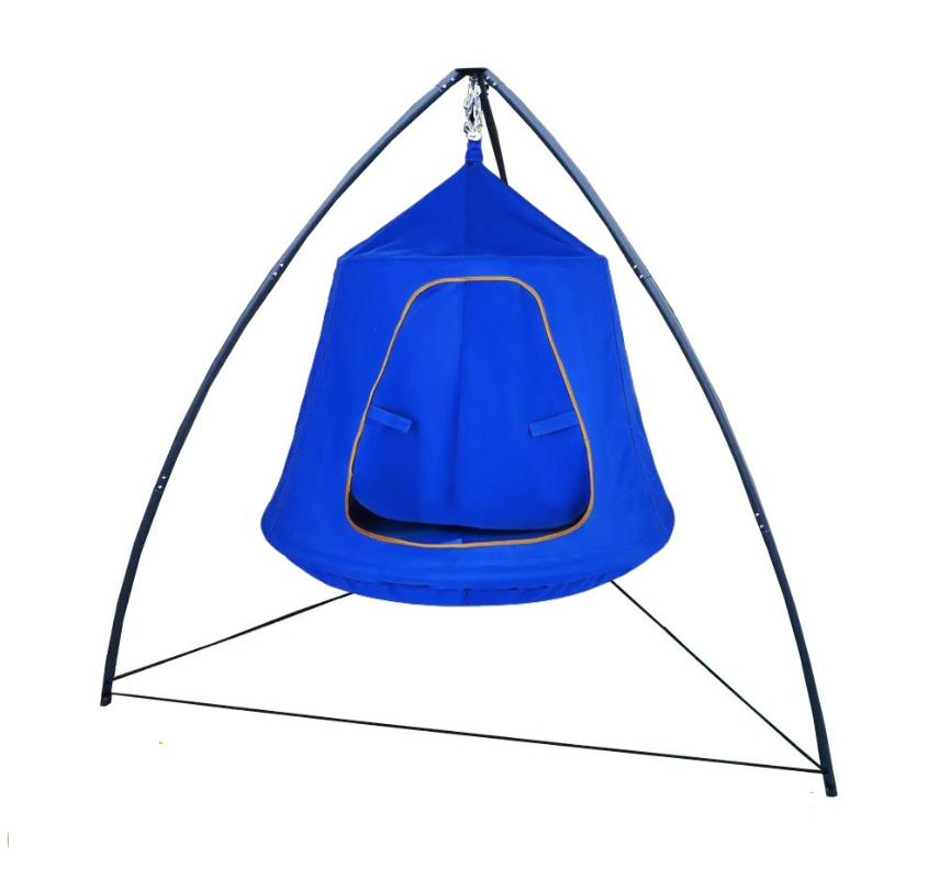 Hanging tent with stand for adults Surprise interracial