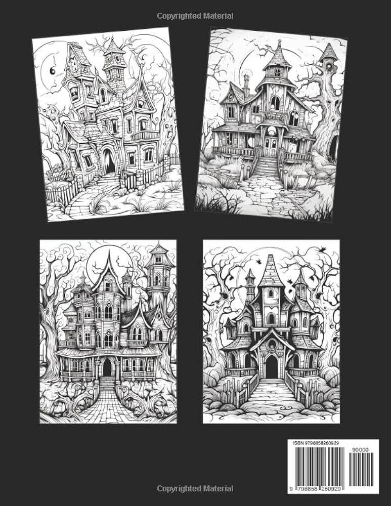 Haunted house coloring pages for adults Things to do in st louis for young adults